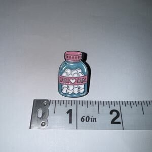 Take Care Pin Brooch